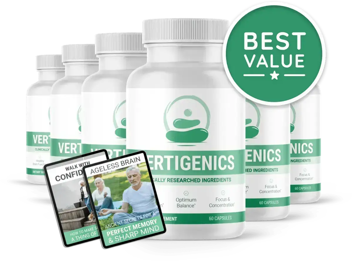 Vertigenics Best Value Pricing 49 Dollars Per Bottle With Free Bonuses